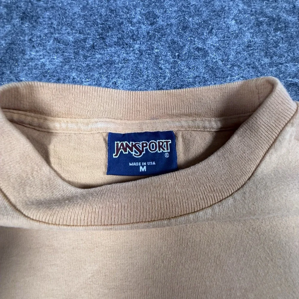Vintage 90s JanSport UCLA Bruins Long Sleeve T Shirt Mens M Tan USA Made